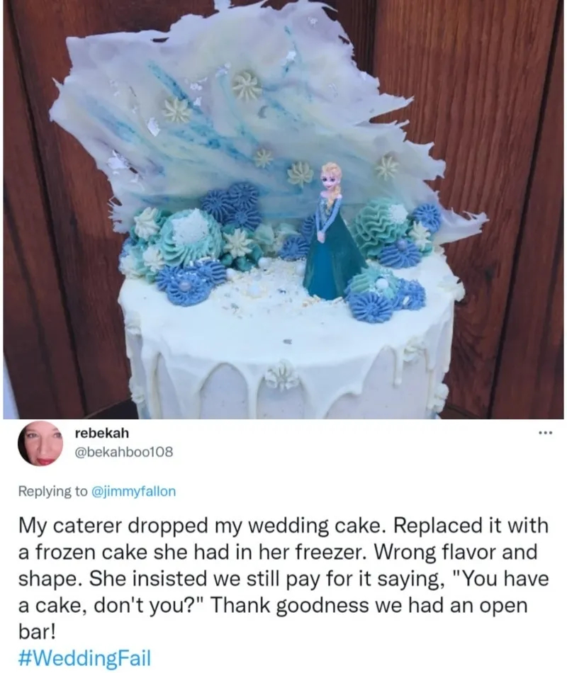 wedding burn away cake｜TikTok Search