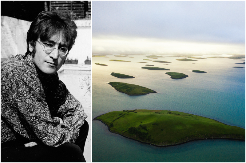 John Lennon – Dorinish, Clew Bay, Irland | Alamy Stock Photo by KEYSTONE Pictures USA & Viktor Posnov 