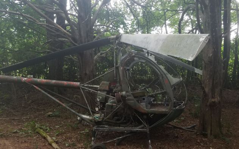 Um Helicóptero Abandonado | Reddit.com/TheNewHitler1945