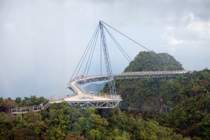 Langkawi Sky Bridge, Malásia | Alamy Stock Photo by GARDEL Bertrand/hemis.fr