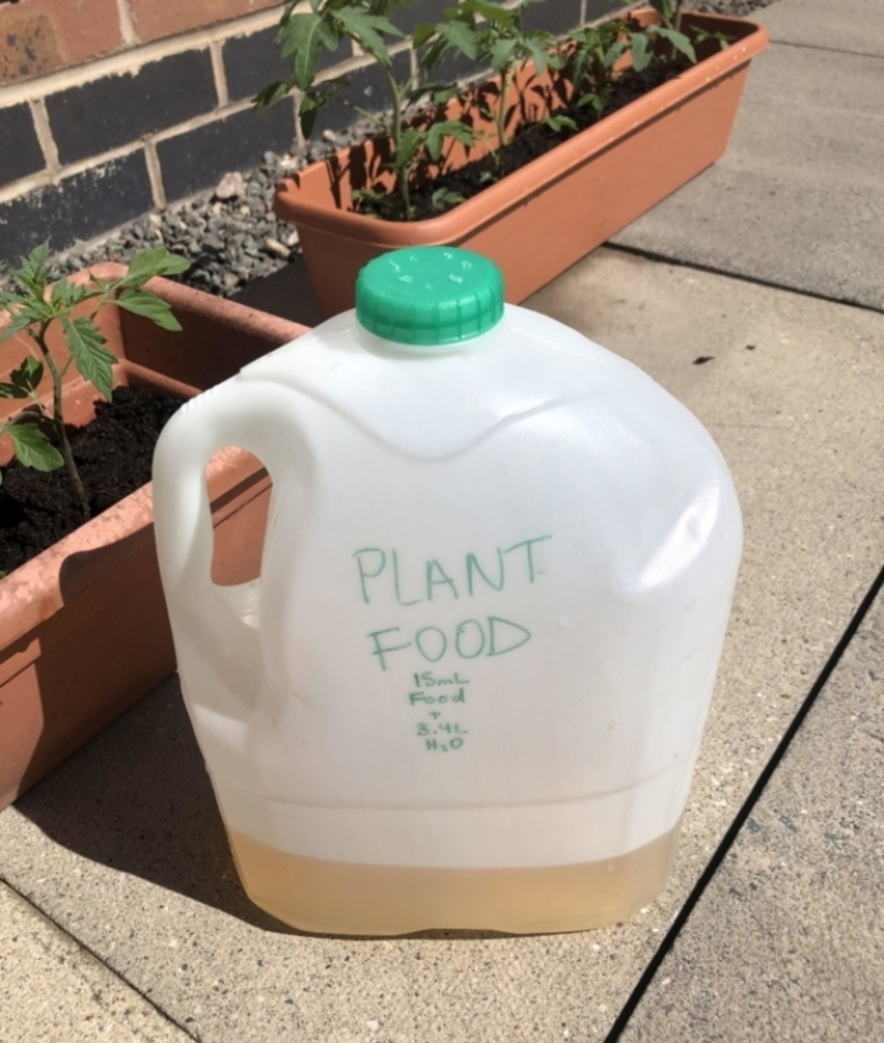 Milk Jug Watering Can | Reddit.com/applepiecheetah