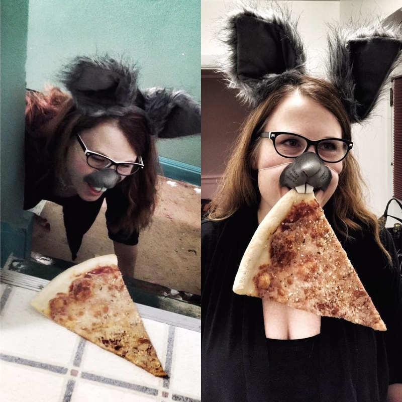 O Retorno do Rato da Pizza de Nova York | Instagram/@thereseterbunny