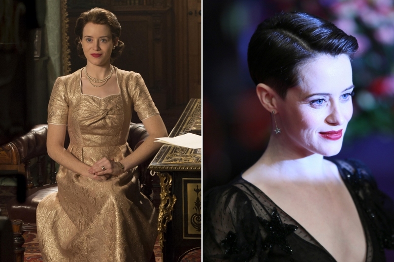 Rainha Elizabeth II (Claire Foy) | Alamy Stock Photo & Shutterstock