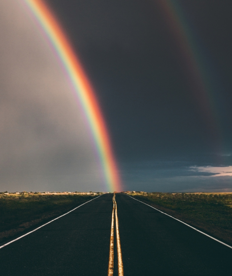 El arcoíris y el camino dorado | Getty Images Photo by Ty Newcomb