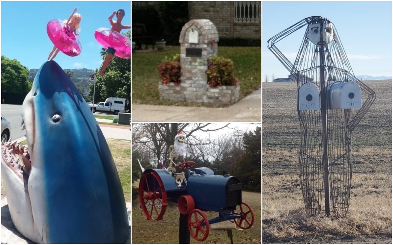 Rain or Shine: The Weirdest Mailboxes We Could Find: Part 3 | Reddit.com/JoelMLigon & Reddit.com/NickThePlum & Reddit.com/Willywood73 & Reddit.com/Craven_Hellsing