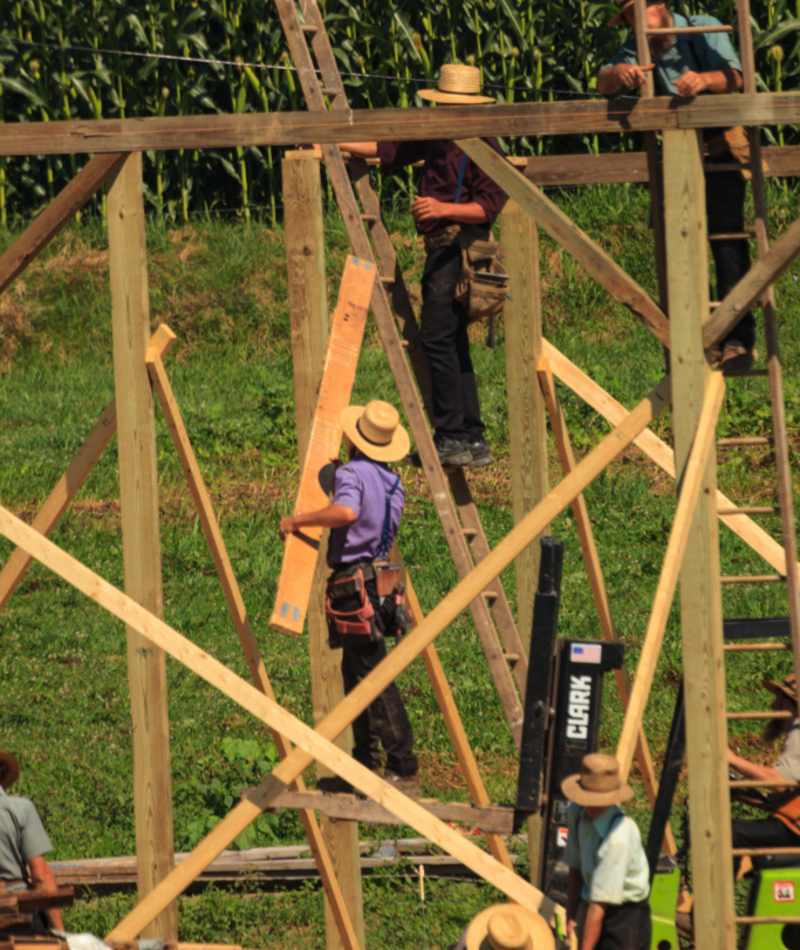 Barn Building | Alamy Stock Photo by George Sheldon