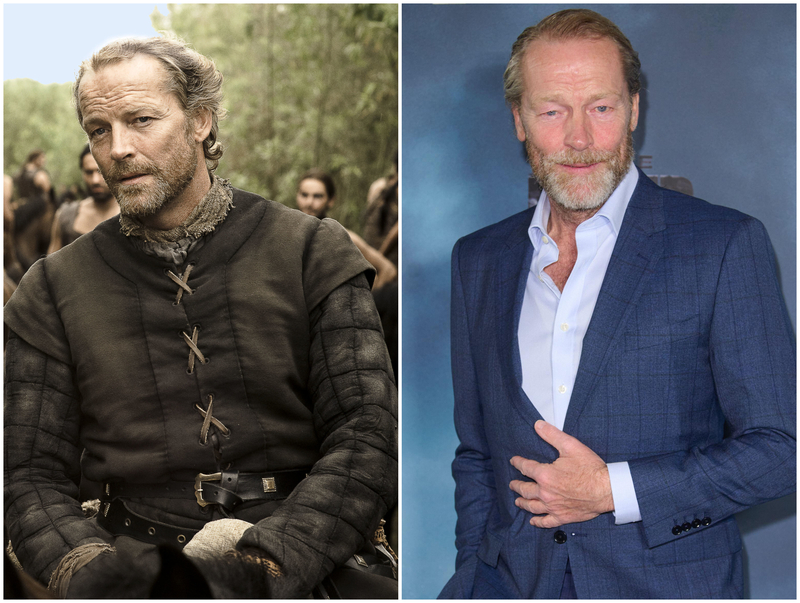 Iain Glen – Ser Jorah Mormont | MovieStillsDB Photo by Yaut/HBO & Alamy Stock Photo by Alan D West/EMPICS