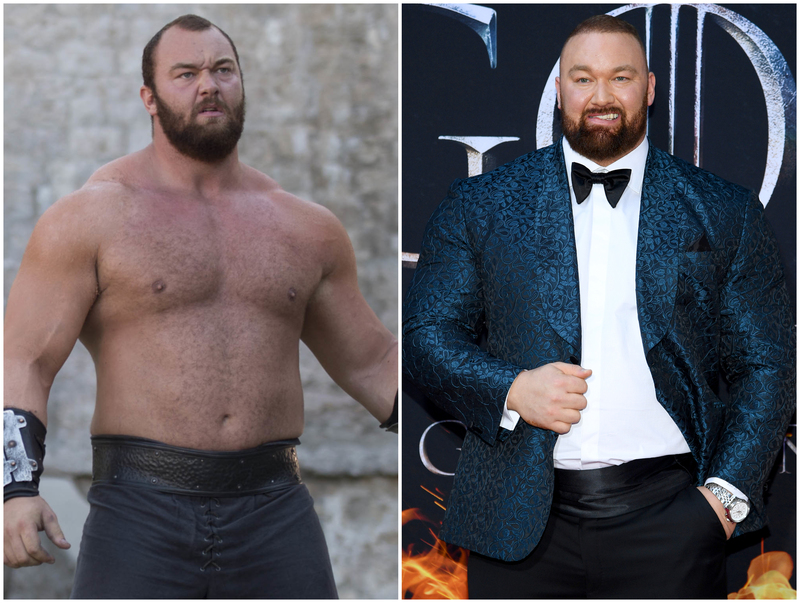 Hafþór Júlíus Björnsson – Gregor Clegane a.k.a. The Mountain | MovieStillsDB Photo by Yaut/HBO & Getty Images Photo by Dimitrios Kambouris