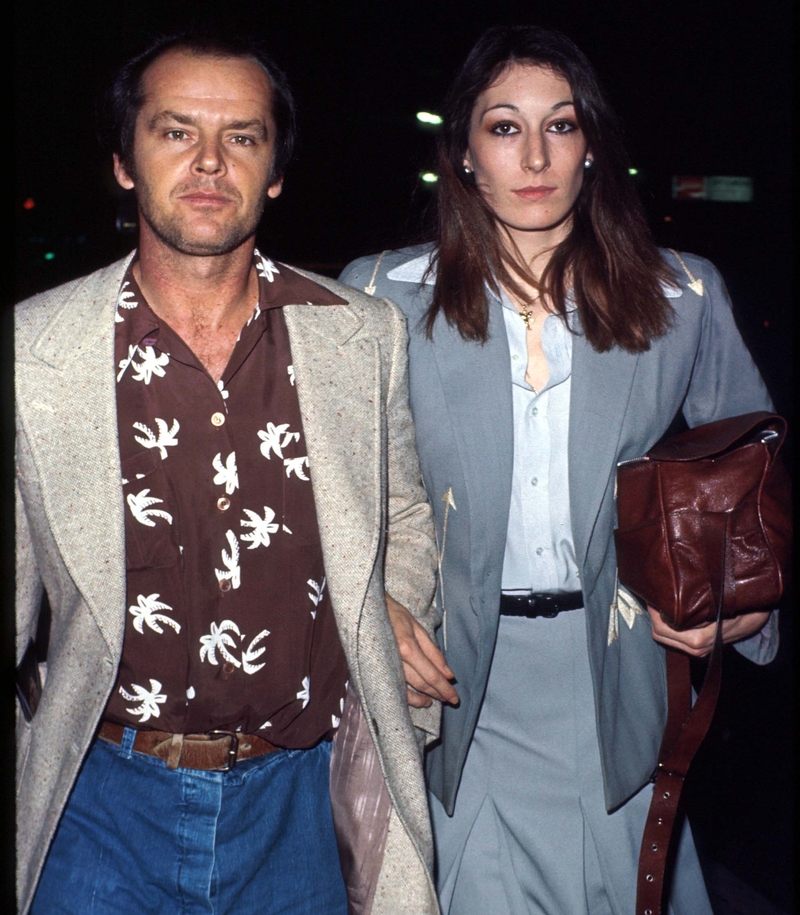 Jack Nicholson & Anjelica Huston | Getty Images Photo by Maureen Donaldson/Liaison