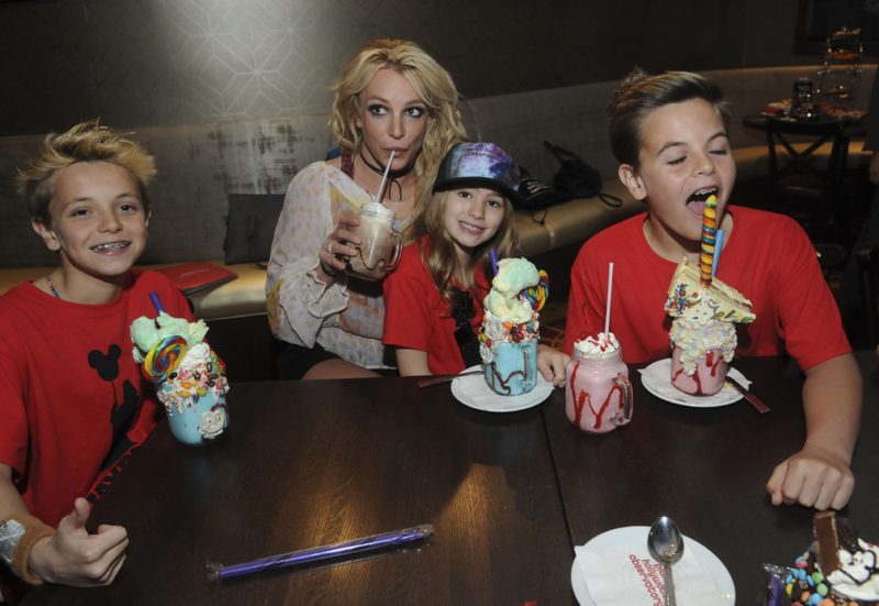 Britney Spears, Sean und Jayden James-Federline | Getty Images Photo by Gerardo Mora