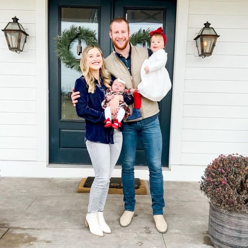 Carson Wentz & Madison Oberg | Instagram/@cj_wentz11