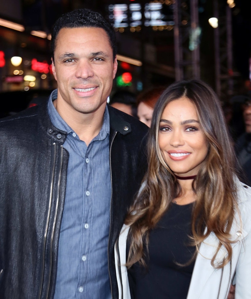 Tony Gonzalez & October Gonzalez | Getty Images Photo by David Livingston