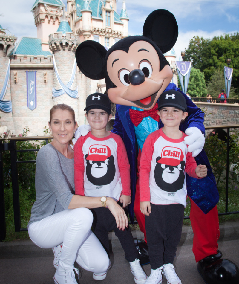 She Comforts Herself Through Her Children | Getty Images Photo by Scott Brinegar/Disneyland Resort