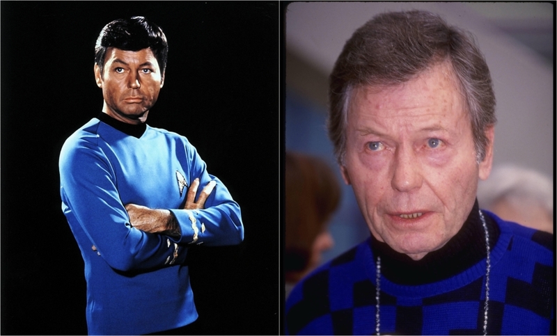 DeForest Kelley als Dr. Leonard ‘Bones’ McCoy | MovieStillsDB Photo by movienutt/Paramount Pictures ,NBC & Alamy Stock Photo by Michelson/ZUMA Press, Inc.