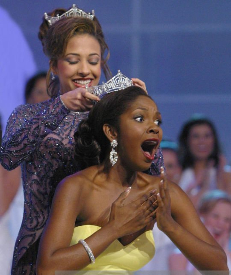 Ericka Dunlap Spreads Sunshine | Getty Images Photo by Donna Connor 