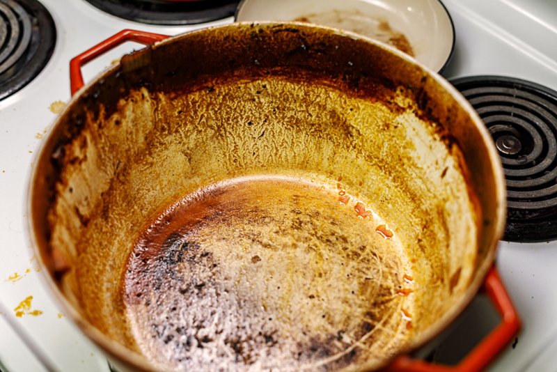 Bust Up Caked-On Food | Getty Images Photo by Willowpix