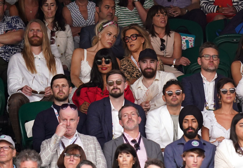 Hannah Waddingham, Jameela Jamil, Sam Ryder, Ryan Thomas, and Lucy Mecklenburgh | Getty Images Photo by Adam Davy/PA Images