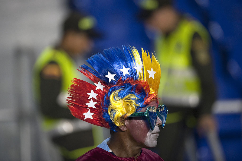 Um Superfã Venezuelano | Getty Images Photo by EITAN ABRAMOVICH/AFP