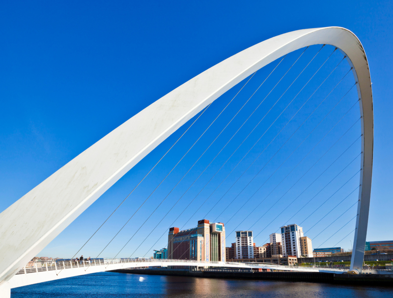 Gateshead Millennium Bridge - England | Alamy Stock Photo by eye35.pix 