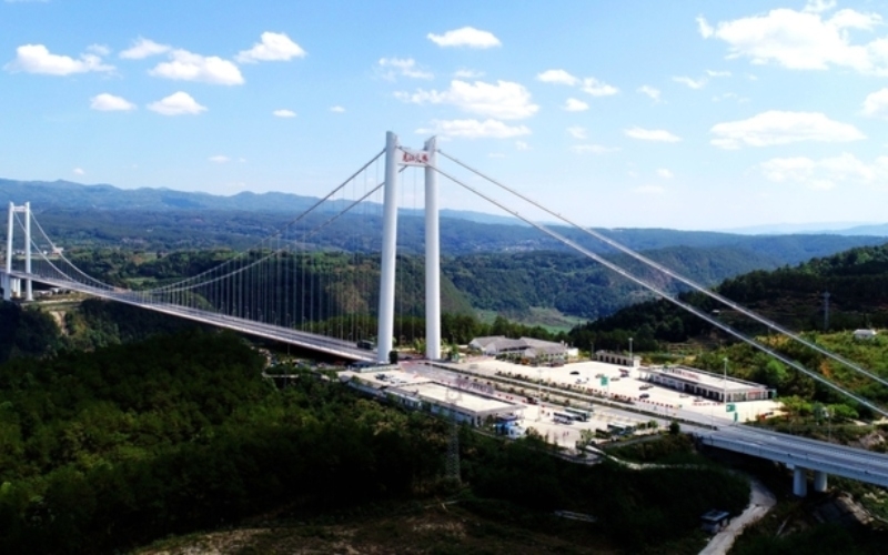 Longjiang Suspension Bridge – China | Alamy Stock Photo by Imaginechina Limited 