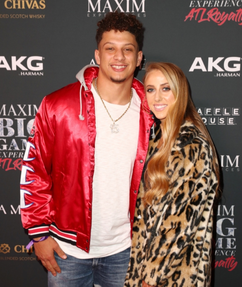 Patrick Mahomes & Brittany Matthews | Getty Images Photo by Joe Scarnici