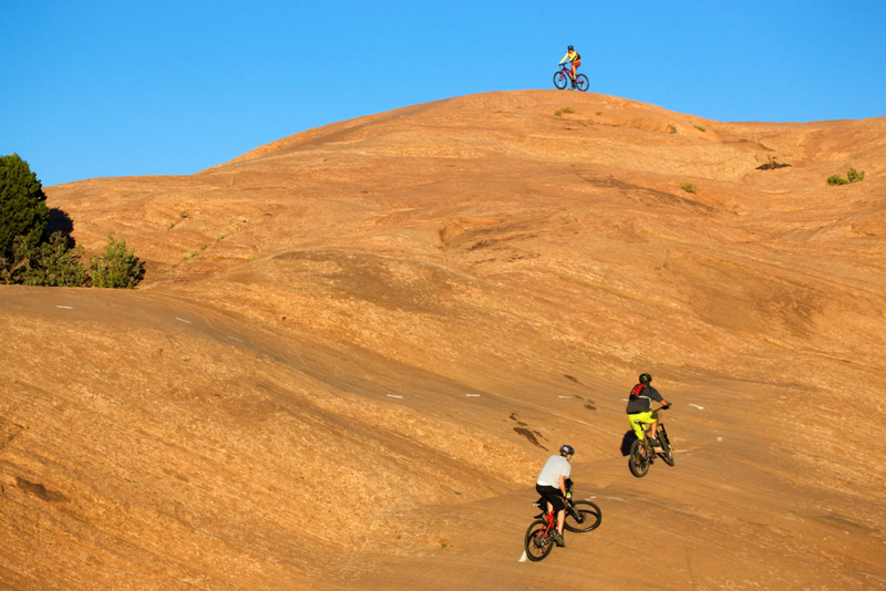 Slick Rock Biking Trail, Utah | Alamy Stock Photo