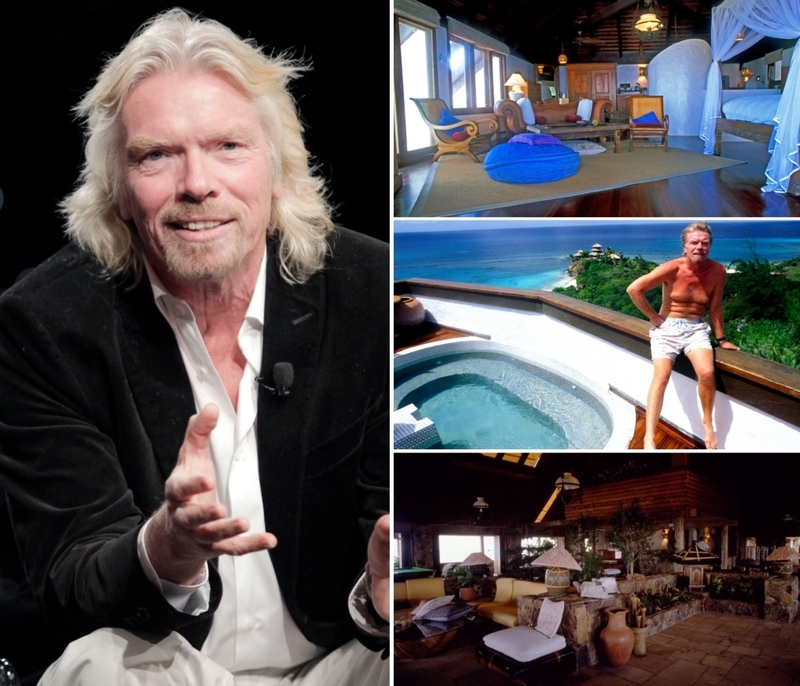 Richard Branson- $180,000, Necker Island | Alamy Stock Photo