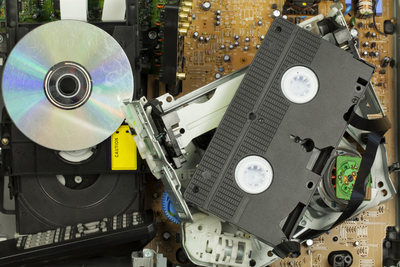 Won't Let DVDs and VHS Tapes Go | Alamy Stock Photo by Zoonar GmbH/I&I