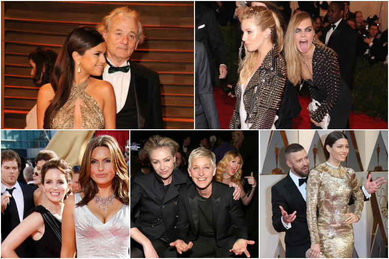 The Best of Celebrity Photobombs | Getty Images Photo by Jon Kopaloff/FilmMagic & Jamie McCarthy & Dan MacMedan/WireImage & Christopher Polk & Dan MacMedan